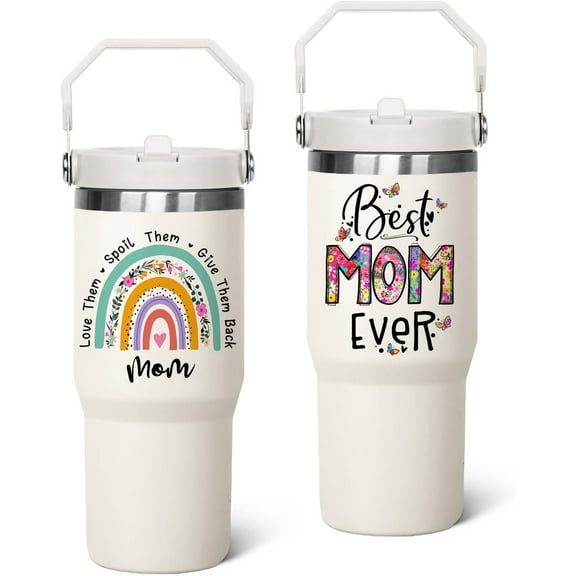 Mothers Day Gifts for Gigi,30 oz Gigi Tumbler with Handle Lid and Straw, Best Gigi Ever Reusable Vacuum Insulated Travel Coffee Mug CupTumbler