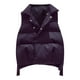 thumbnail image 2 of Chaleco de bolsillo para mujer, chaqueta corta, invierno, sin mangas, cuello vuelto, cremallera, prendas de vestir exteriores sólidas Fridja  po1231, 2 of 4