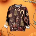 thumbnail image 1 of Chandails de Noël pour Femmes 2025 Col Rond Hiver Fêtes Mignons Pulls, 1 of 6