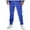Blue, variant on Men Casual Cargo Pants Spring Fall Casual Pants Stretch Elastic Waist Lightweight Work Pants Cargo Pants Outdoor Hiking Trousers Fashion Cargo Pants Long Pants