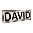 thumbnail image 1 of David 4"x12" Metal Sign, Wall Décor for Kids Room and Nursery, 1 of 4