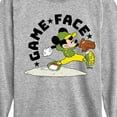 thumbnail image 3 of Disney - Game Face Baseball - Toddler & Youth Long Sleeve Graphic T-Shirt, 3 of 5