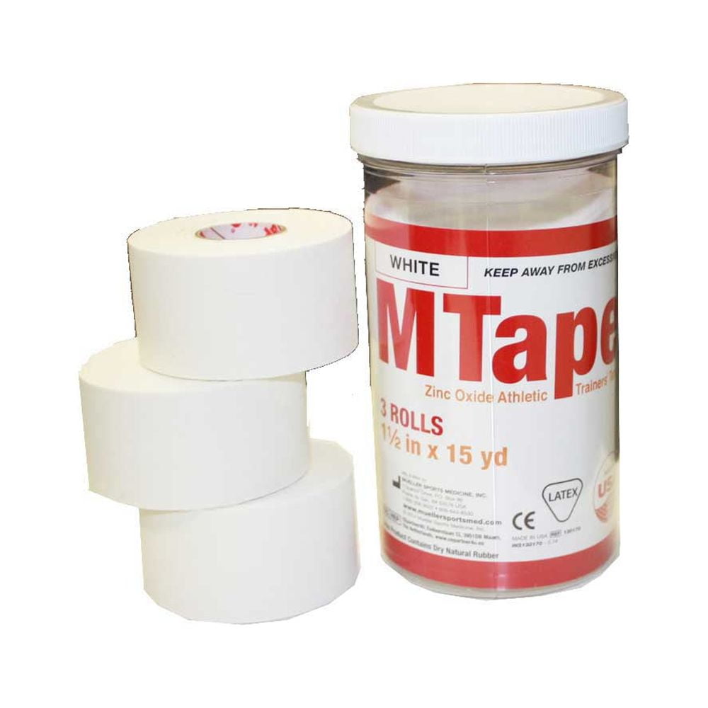 Mueller M-Tape Canister (3 Rolls/Pack)-Black (1.5