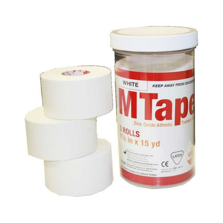 Mueller M-Tape Canister (3 Rolls/Pack)-Black (1.5