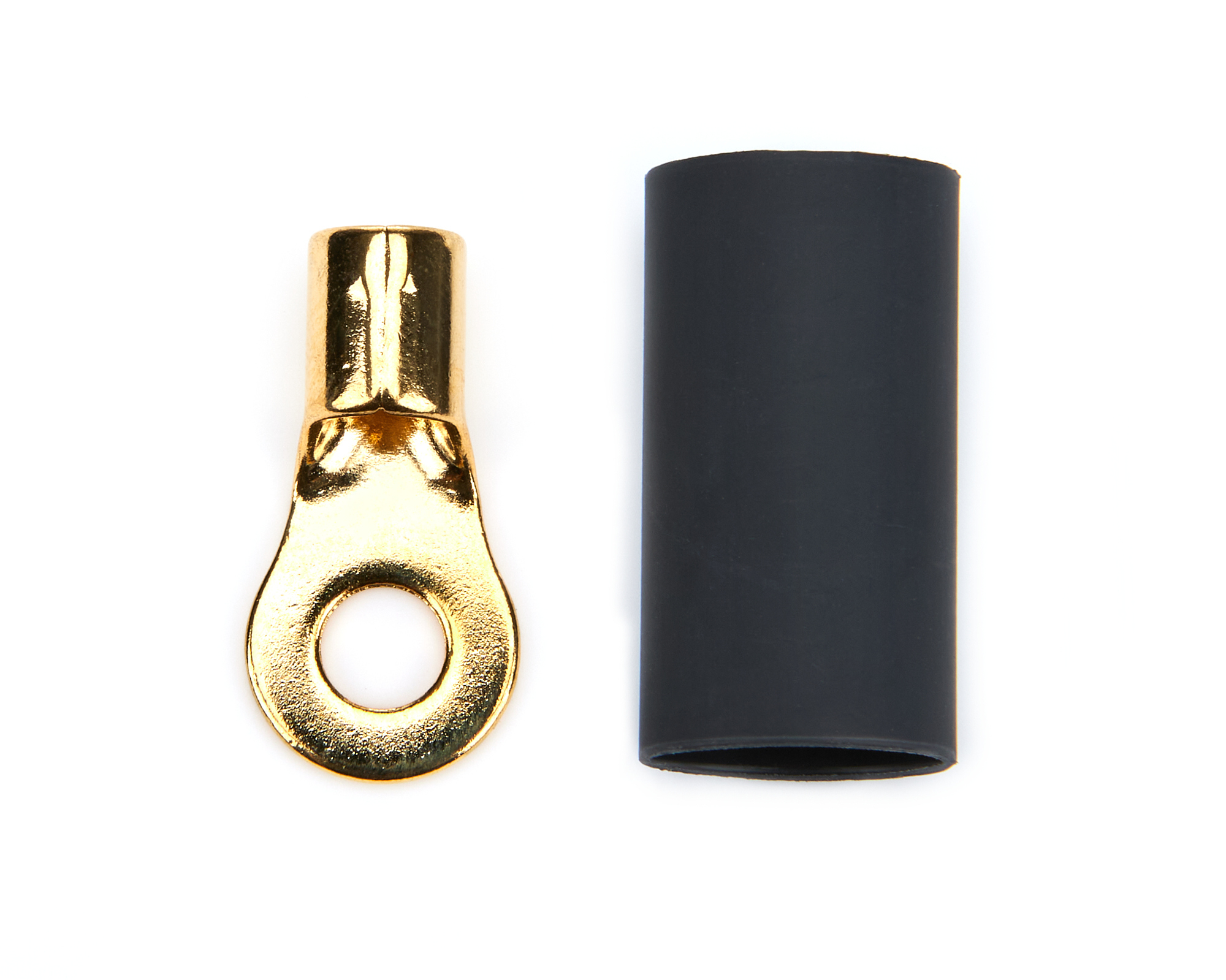Quickcar Racing Products Ring Terminal #10 8-10 GA. Pair w/Heat Shrink