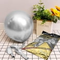 thumbnail image 5 of Egsiaanu 100PCS Birthday Balloons, Silver Balloon for Wedding Baby Shower Party Decoration 12"/30cm, 5 of 7