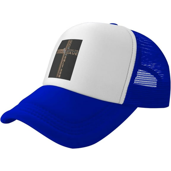 Religious Cross John 3:16 God Loved The World Jesu Trucker hat Men Baseball Cap Black Sun Dad Hat Women Cowboy hat
