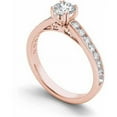 thumbnail image 2 of 1 Carat T.W. Diamond Classic 14kt Rose Gold Engagement Ring, 2 of 5