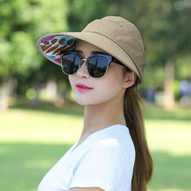 Neinkie Sun Hats for Women Wide Brim Sun Hat UV Protection Caps Floppy  Beach Packable Visor