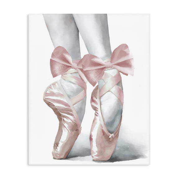Stupell Industries Glam Ballet Pointe Shoes Canvas Art, 16 x 20, by Elizabeth Medley