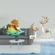 thumbnail image 2 of Figura de reno de de cristal, decoración artística de animales marinos, estatua artesanal, adorno para el hogar, la oficina, la entrada,, 2 of 8