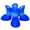 Blue, variant on Pet Artist Rubber Dog Shoes Waterproof for Small Dogs Puppy Anti Slip Rain Boots Booties for Chihuahua