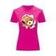 thumbnail image 1 of Playera Blusa Con Impresion De Oso Saliendo Del Pecho Ropa Para Mujer Color Fucsia Talla Chica Marca Emil SaEs, 1 of 4