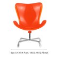 thumbnail image 4 of Weiweiguan Mini Chaise Miniature Chaise Oeuf Modèle Mini Maison Fauteuil Déco Mini Maison Ornement, 4 of 6