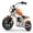 Orange, variant on Electric Motorcycle for Big Kids , 160W Motor Kids Ride-On Toy, 10mph Mini Electric Motorcycle, 6–8 Miles Range, 12" Pneumatic Tires, Battery Powered Kids Motorcycle Toy