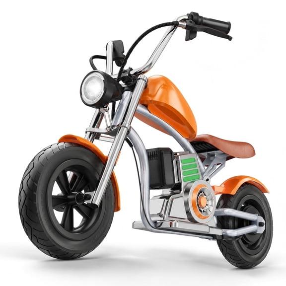 Electric Motorcycle for Big Kids , 160W Motor Kids Ride-On Toy, 10mph Mini Electric Motorcycle, 6–8 Miles Range, 12" Pneumatic Tires, Battery Powered Kids Motorcycle Toy