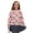 Bow Candy Cane Holly Pink, variant on Girls Lightweight Jacket Long Sleeve Cardigan with Print, Polyester Crewneck Button Front Sweater Alternative, Machine Washable Outdoor & School Wear, 11-12Y, Christmas Paw Leopard Print