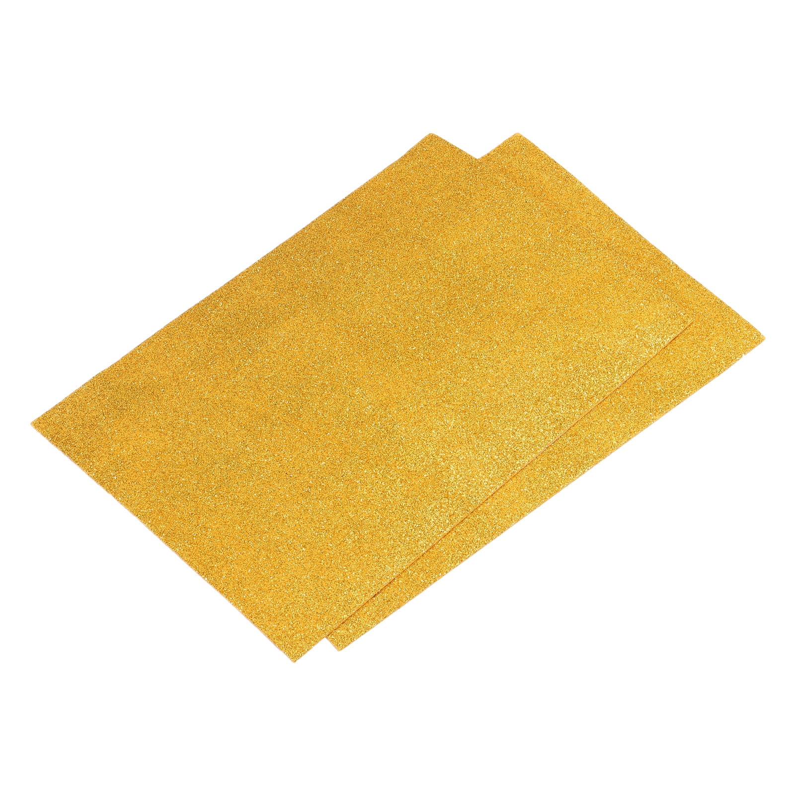 Glitter EVA Foam Sheets Gold Tone SelfAdhesive 11.8 x 7.8 Inch 2mm