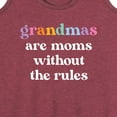 thumbnail image 3 of Instant Message - Grandmas Moms Without Rules - Women's Racerback Tank Top, 3 of 6