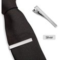 thumbnail image 4 of Clips de corbata para hombres, paquete de 3, clip de corbata clásico, plateado, dorado y negro, clip de corbata, clip de corbata adecuado para bodas, aniversarios y negocios, 4 of 4