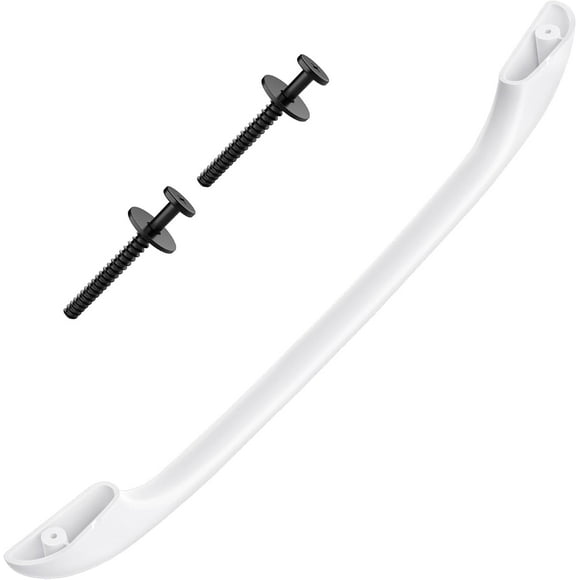 Upgraded 316443601 Oven Door Handle Replacement w/ 2Pcs 316433300 Screws Compatible with Frigi-daire Ken-More Elec-trolux Electric Range Oven Stove, Replaces AP3906094, PS1147400 Door Handle, White