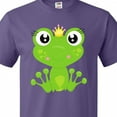 thumbnail image 4 of Inktastic Cute Frog, Green Frog, Frog Princess, Crown T-Shirt, 4 of 5