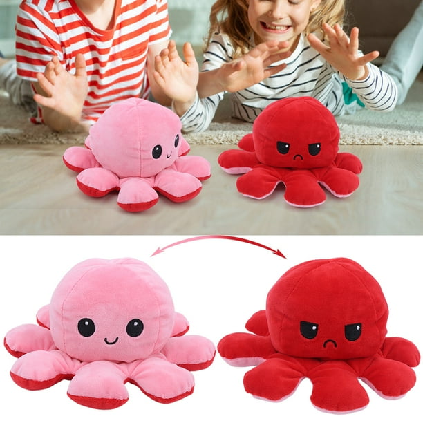 Octopus Pulpos Reversibles Color Cafe Doble Cara Como Cuanto