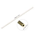thumbnail image 3 of Uxcell 1.2mm OD 0.25mm Wall Thickness 300mm Length Brass Tube 2 Pack, 3 of 6