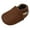 Brown, variant on YALION Baby Boys Girls Shoes Crawling Slipper Toddler Infant Soft Leather First Walking Moccs(Black,0-6 Months)