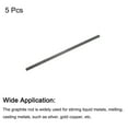 thumbnail image 3 of Graphite Rod Graphite Stirring Rod 100x3mm Black for Electrode, Melting Casting, Crucibles, Pack of 5, 3 of 6