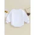 thumbnail image 4 of Suealasg Infant Boys Clothes 3M 6M 12M 18M 24M Newborn Boys Long Sleeve Letter Print Romper Bodysuit Autumn Clothing for Baby Boys, 4 of 8