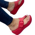 thumbnail image 1 of Fashionable Flip Flops Comfortable Soft Slippers for Women with Rubber Sole Non Slip, 1 of 6