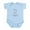 Sky Blue, variant on CafePress - Tiny But Mighty Body Suit - Baby Light Bodysuit, Size Newborn - 24 Months
