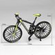thumbnail image 2 of Mini 1:10 Alloy Bicycle Scale Model Desktop Simulation Ornament Finger Mountain Bikes Toy(green), 2 of 2