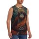 thumbnail image 2 of Fotbe Banana Leaf Meditating Gorilla Men's Camiseta sin Mangas Estampada para Hombres, Playera Casual para Gimnasio, Entrenamiento, Playa-Medium, 2 of 7