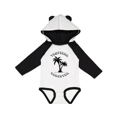 

Inktastic Tropical Gangster with Palms Distressed Gift Baby Boy or Baby Girl Long Sleeve Bodysuit