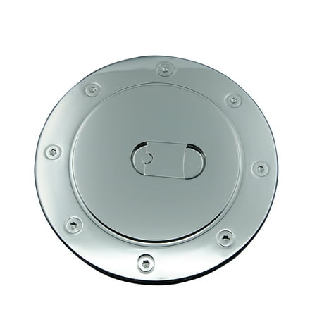 - EAG Fit for 07-14 Chevy Suburban/07-13 Chevy Avalanche/07-14 GMC Yukon/Yukon XL Chrome ABS Gas Door Cover