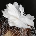 thumbnail image 3 of Sombrero De Mujer Fascinator Pinza De cabellero Sombrero De Pastillero Para Boda Cóctel Nupcial Colco Fascinador de sombrero de malla, 3 of 7