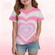 thumbnail image 1 of Blusas y camisas de cuello redondo y manga corta con estampado para niños, blusa de cuello redondo y manga tres cuartos, blusa de poliéster para niños de talla mediana, 1 of 6