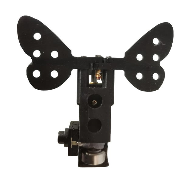 Motores mecánicos de en movimiento, dispositivo de apertura y cierre, control de mariposas para entusiastas del bricolaje y exposiciones de negro