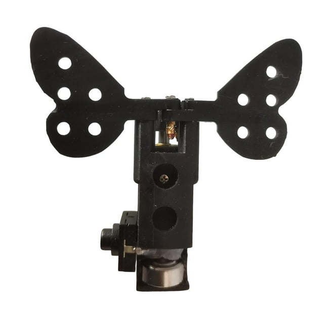 yuksok Mechanical Moving Butterfly Automatic Wings Opener for Projects Crafts Party black