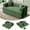 Green Coarser Corduroy, variant on Daluvenix 4-in-1 Folding Convertible Sofa Bed 81 Inch Oversized Corduroy Upholstered Boneless Couch Loveseat Sleeper with Pull Out Bed Green