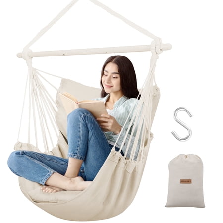 Large Hammock Chair Swing Relax Hanging Rope Swing Chair