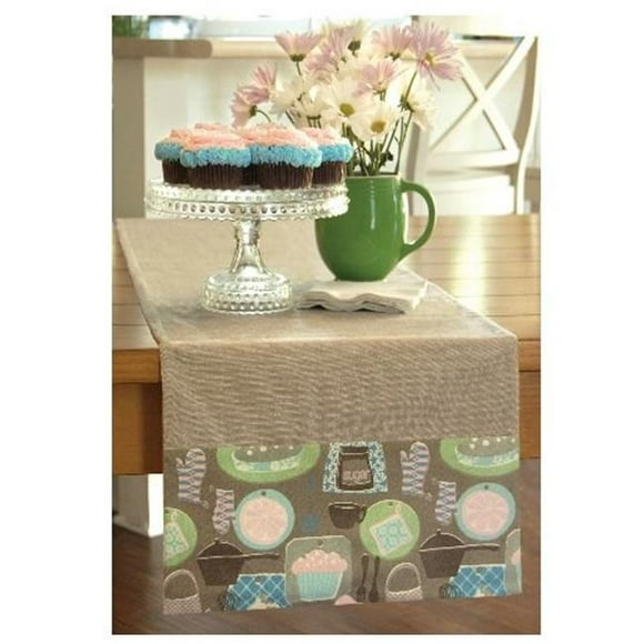 Tasty 14 x 60 in. Runner - Truffle