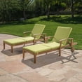 thumbnail image 2 of GDF Studio Jessica Outdoor Weather Resistant Chaise Lounge Cushion, Set of 2, Green, 2 of 7