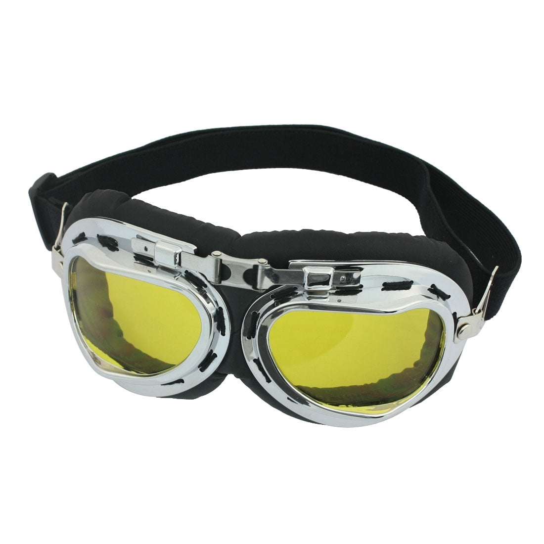 Unisex Metal Frame Full Rim Elastic Head Band Ski Goggles Glasees by Unique-Bargains