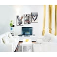 thumbnail image 5 of 3 Pieces Graffiti Art The Kiss Painting Love Gestures Street Art Canvas Wall Art Graffiti Decor Graffiti Canvas Wall Art Colorful Painting Couples Wall Art for Bedroom Decor 12x16x3, 5 of 6