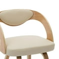 thumbnail image 5 of vidaXL Dining Chairs for Kitchen Restaurant 6 Pcs Bent Wood and Faux Leather, 5 of 44