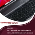 thumbnail image 3 of Laptop Keyboard Backlit Notebook ergonómico incorporado en la placa clave ABS PC Teclado Accesorios Reemplazo para Dell Precision 7530 7730 Kearding EL006024-00B, 3 of 6