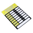 thumbnail image 1 of Unique Bargains Business Hour Sign PVC Self Adhesive Operation Hour Sticker Yellow, 1 of 5